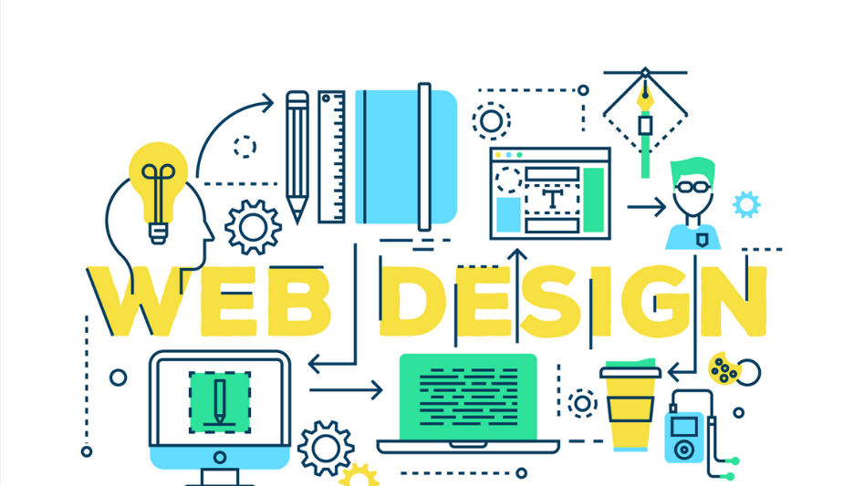 web design layout drawn out