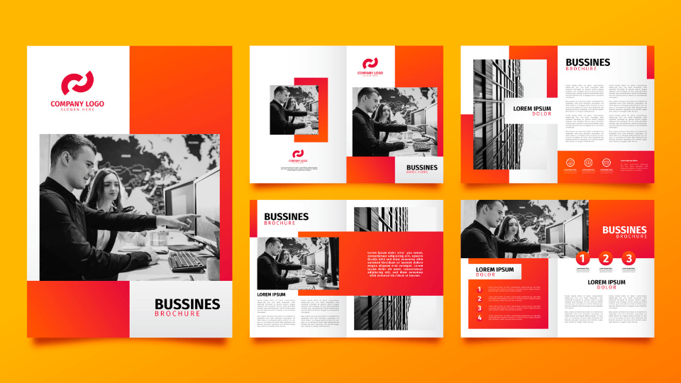 Modern and creative company profile design, highlighting Ipoh's business environment and opportunities.