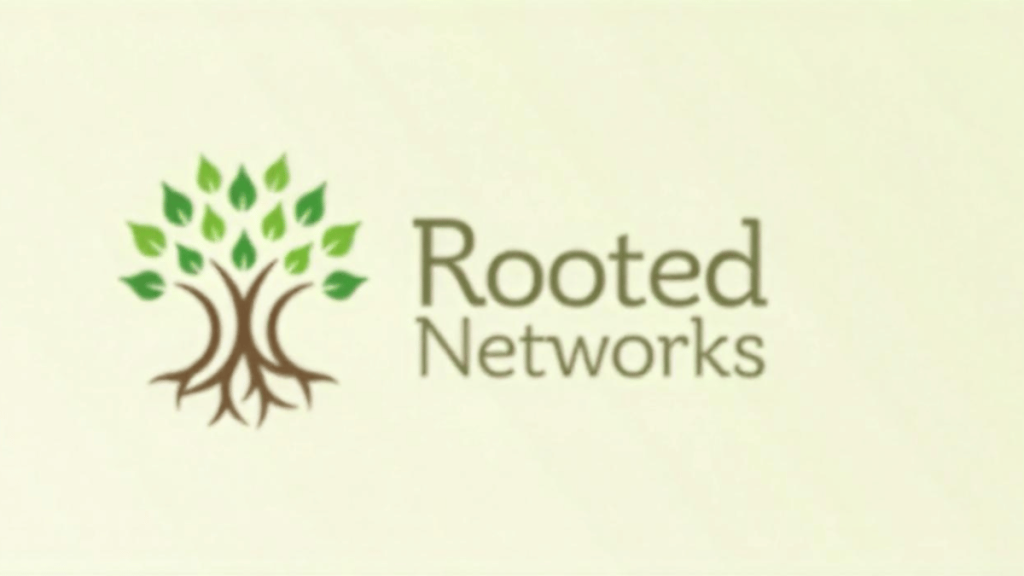 Creative logo design for a brand, showcasing a rooted tree symbolizing strength, stability, and networking in Ipoh.
